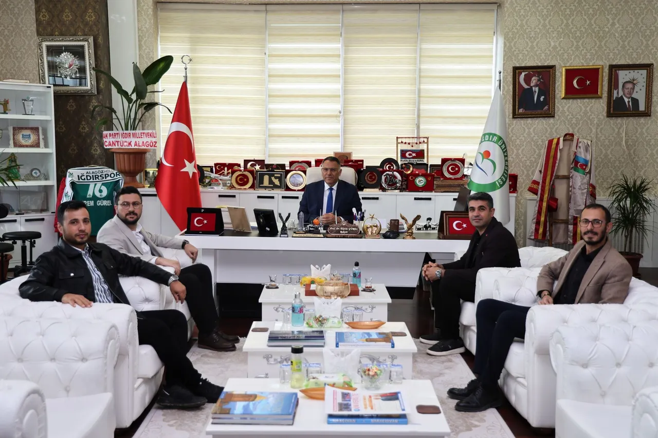 Iğdır İnşaat Mühendisleri Odası heyeti, Rektör Gürel’i ziyaret etti