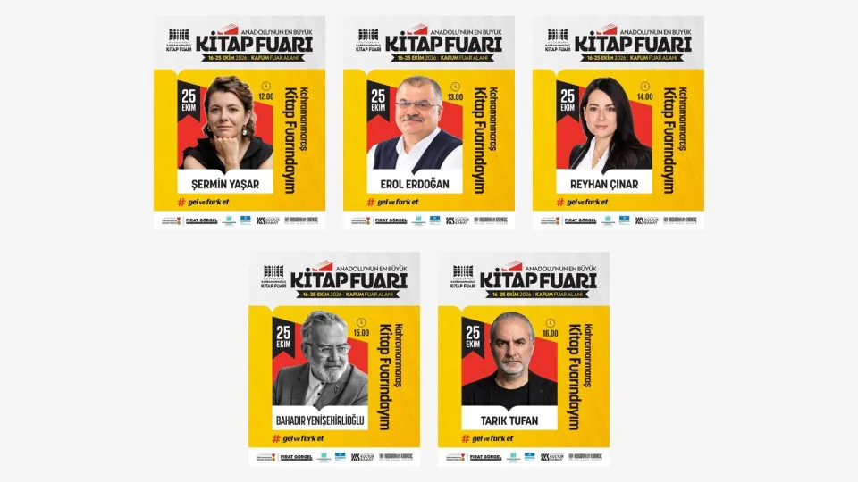 Anadolu’nun En Büyük Kitap Fuarı son gününde 5 değerli ismi ağırlayacak