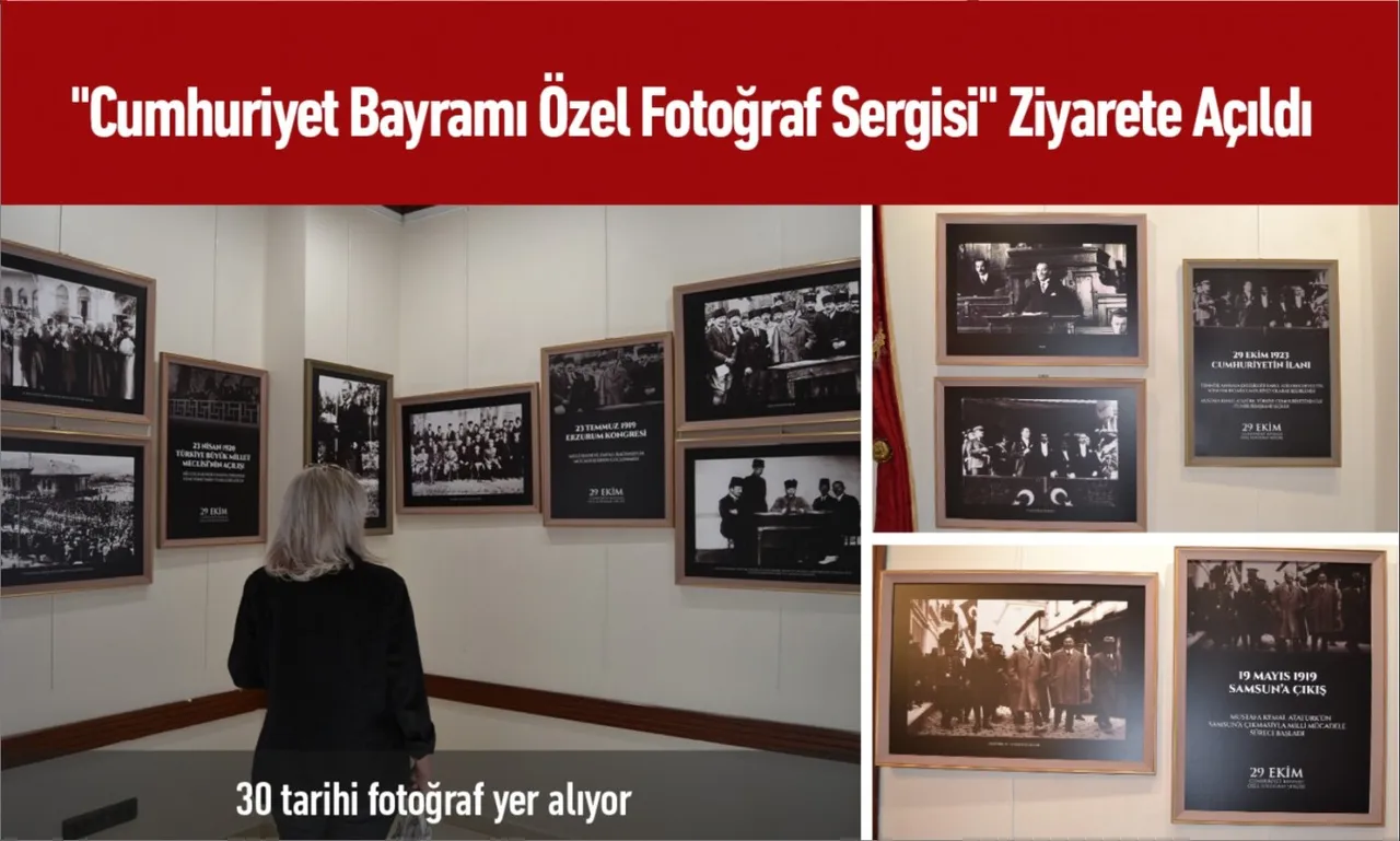 "Cumhuriyet Bayramı Özel Fotoğraf Sergisi" ziyarete açıldı