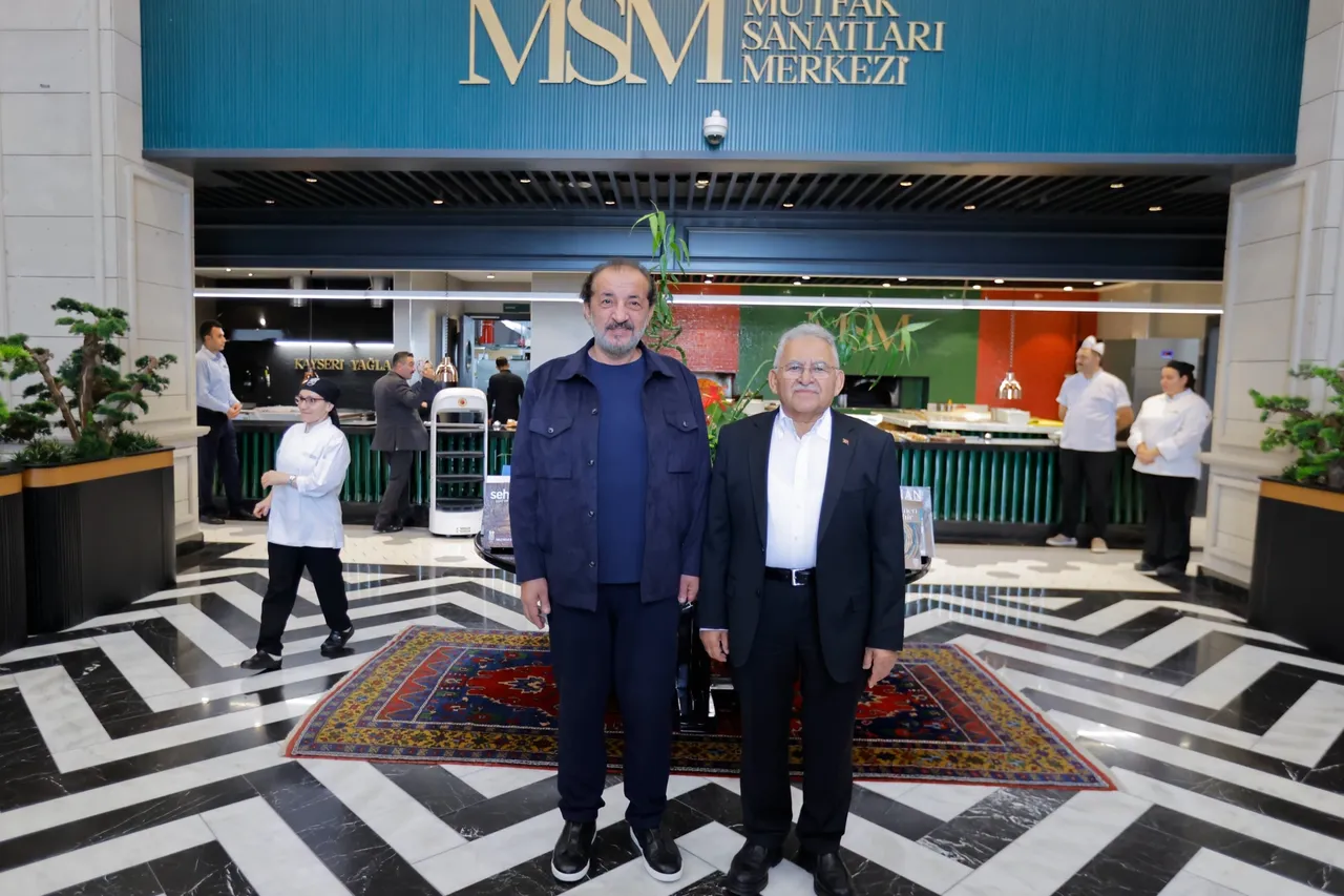 Başkan Büyükkılıç, Masterchef Şefleri Yalçınkaya ve Sivrioğlu’nu ağırladı