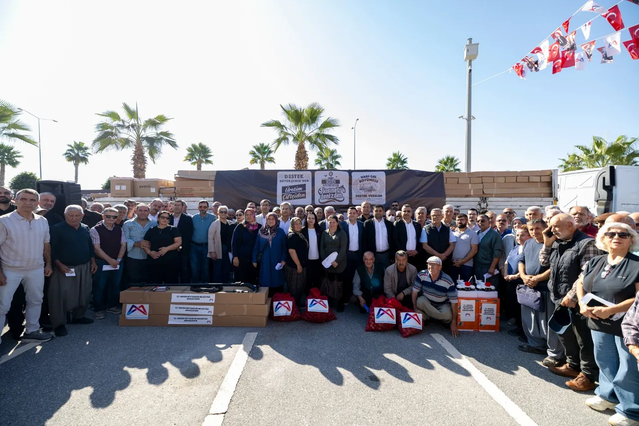 Mersin Büyükşehir’den Mersinli üreticiye yine dev destek