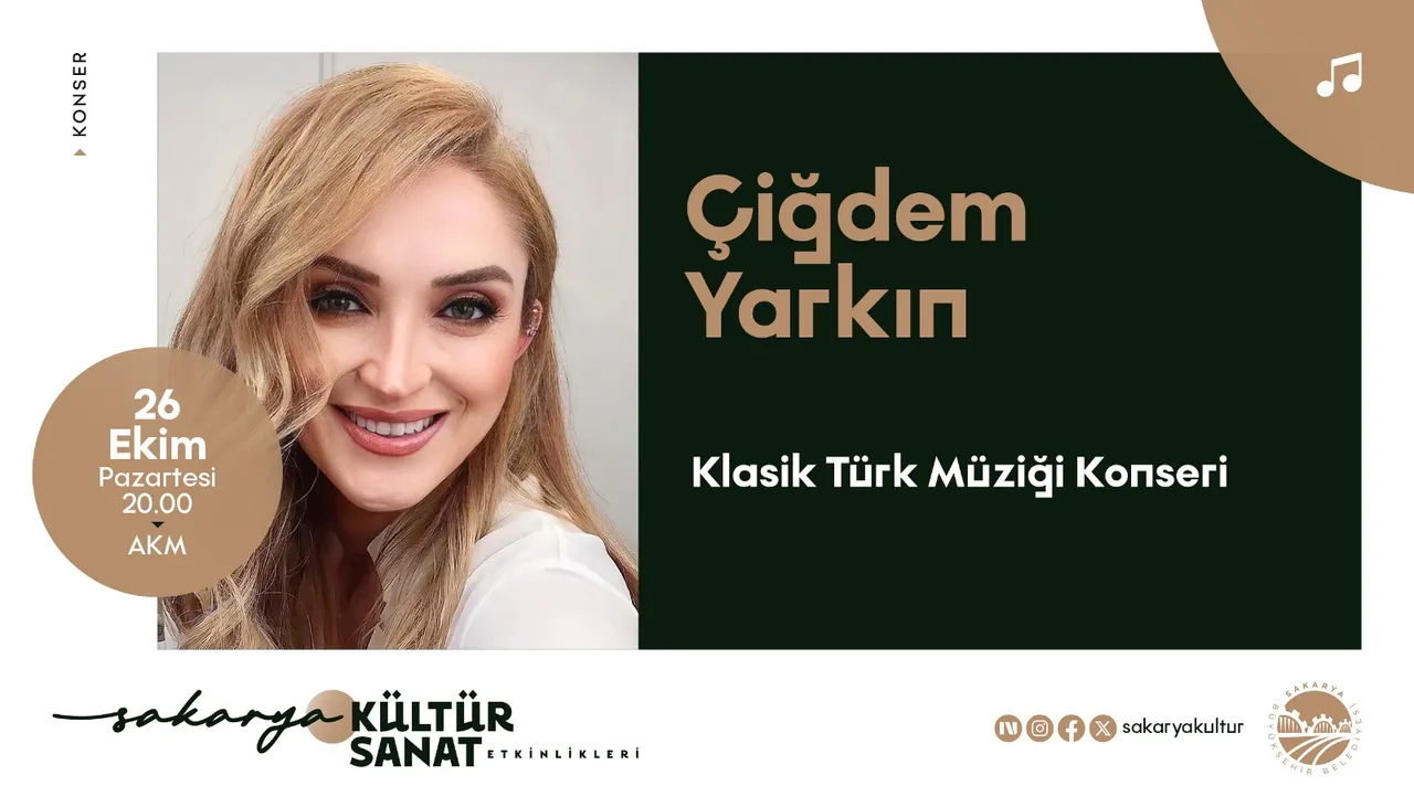 Ekim takvimi yeni haftaya Çiğdem Yarkın konseriyle başlıyor