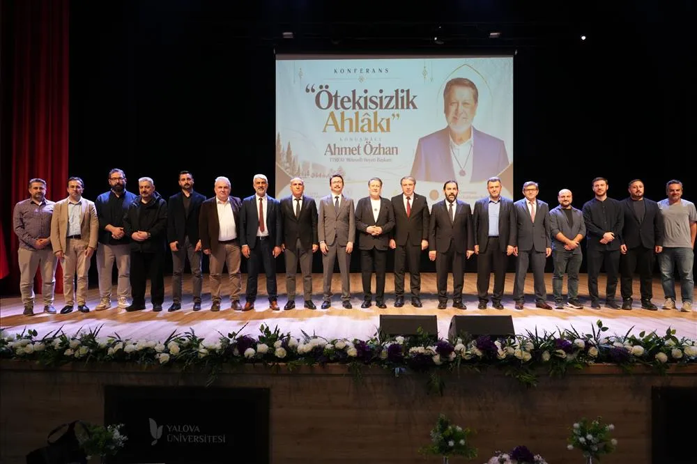 Yalova Üniversitesi Rektörü Bahçekapılı “Ötekisizlik Ahlâkı” konferansına katıldı