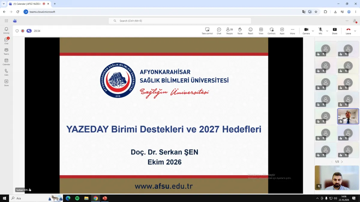 AFSÜ’den 2027 için YAZEDAY desteği ile akademik yayın Atağı