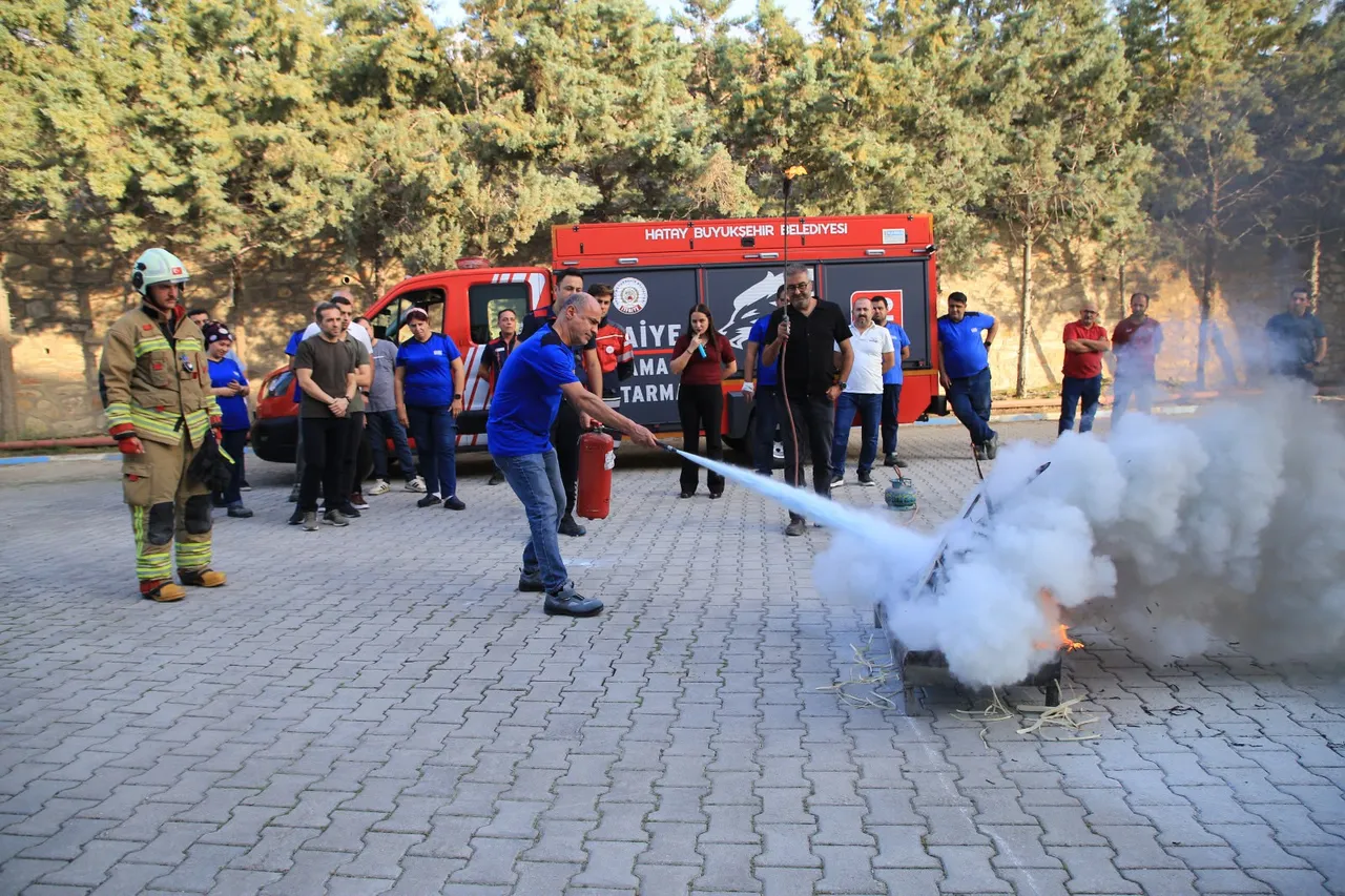 HBB, eğitim ve tatbikatlarla yangın bilinci oluşturuyor