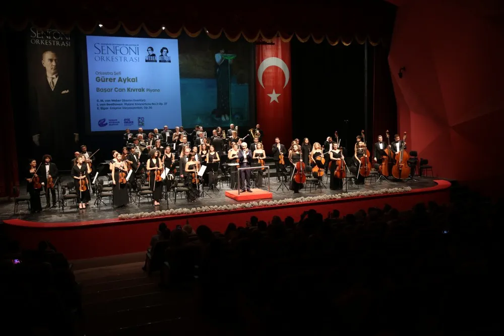 Beethoven, Weber ve Elgar Eserleri Eskişehir'de yankılandı