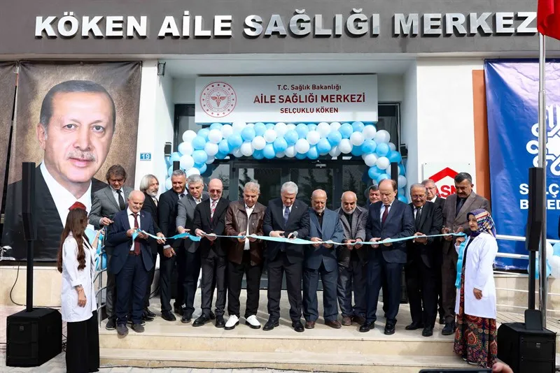 Konya Valisi Akın, Selçuklu Köken Aile Sağlığı Merkezi’nin açılışını yaptı