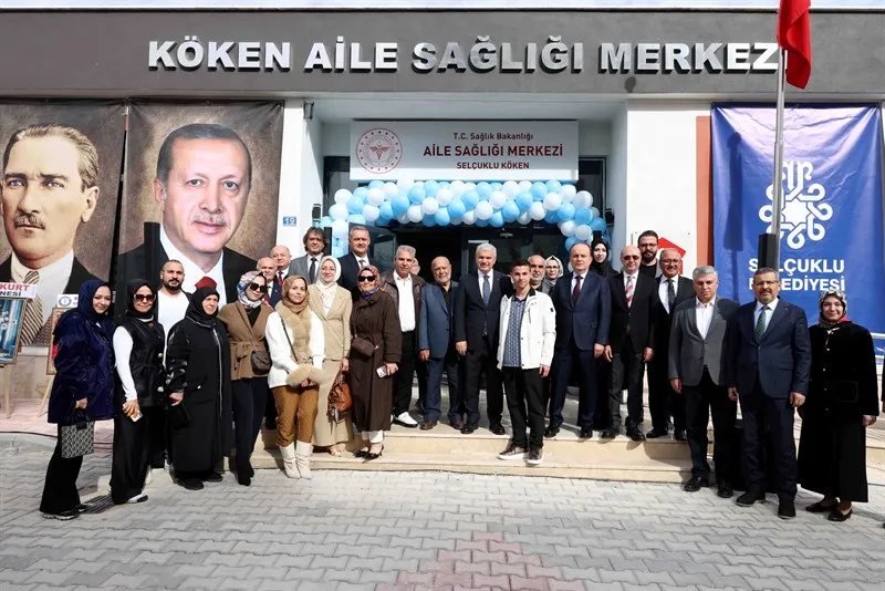Konya Valisi Akın, Selçuklu Köken Aile Sağlığı Merkezi’nin açılışını yaptı