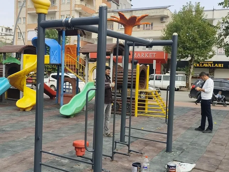 Batman’da parklar genel bakıma alındı