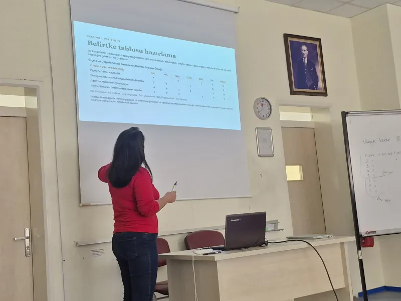 Sağlık Bilimleri Fakültesinde “Ölçme ve Değerlendirme: Öğrenme Çıktısından Sınava” eğitimi verildi
