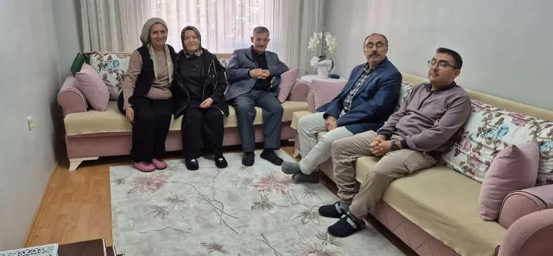 Elmadağ Kaymakamı Çaykara ve eşi Nur Çaykara’dan geçmiş olsun ziyareti