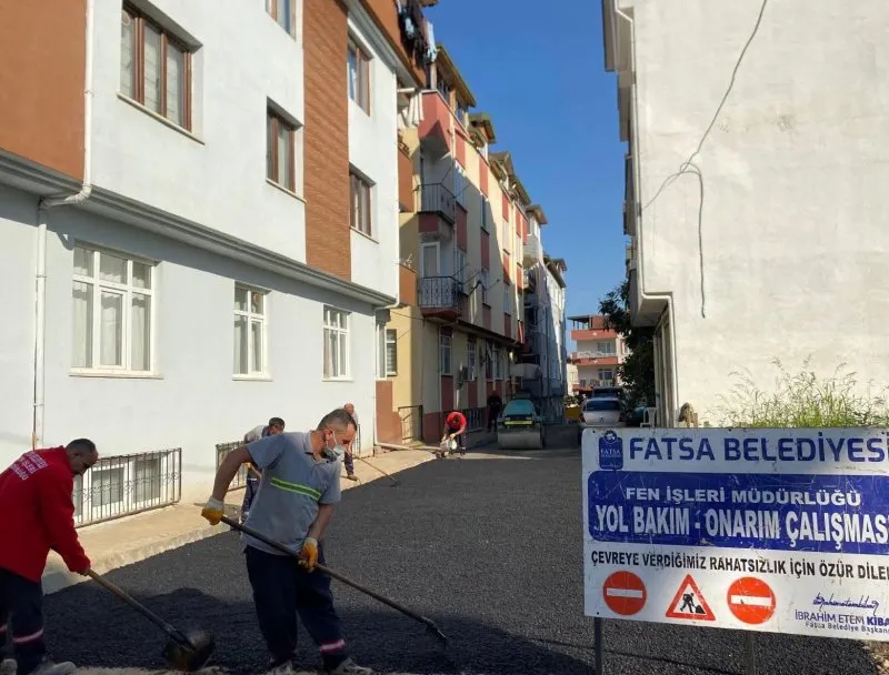 Fatsa’da 11 mahallede 14 noktaya hizmet dokunuşu