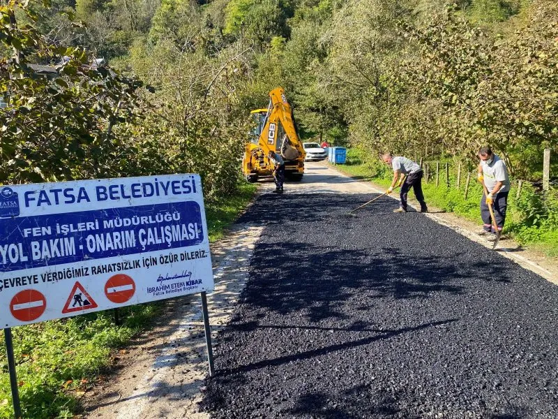 Fatsa’da 11 mahallede 14 noktaya hizmet dokunuşu