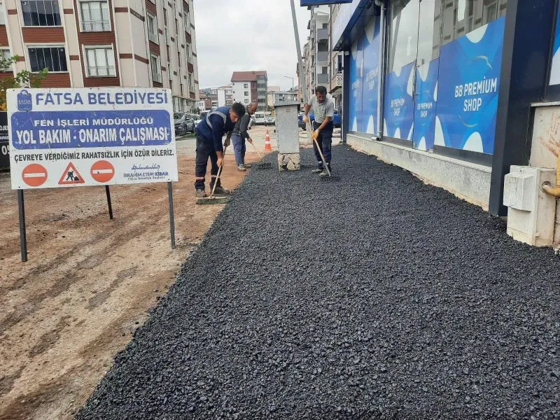 Fatsa’da 11 mahallede 14 noktaya hizmet dokunuşu