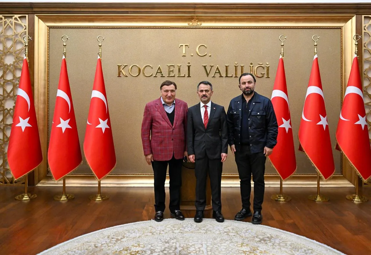 İş İnsanları Halil Kipritoğlu ve Yaşar Şahin, Vali Aktaş’ı ziyaret etti