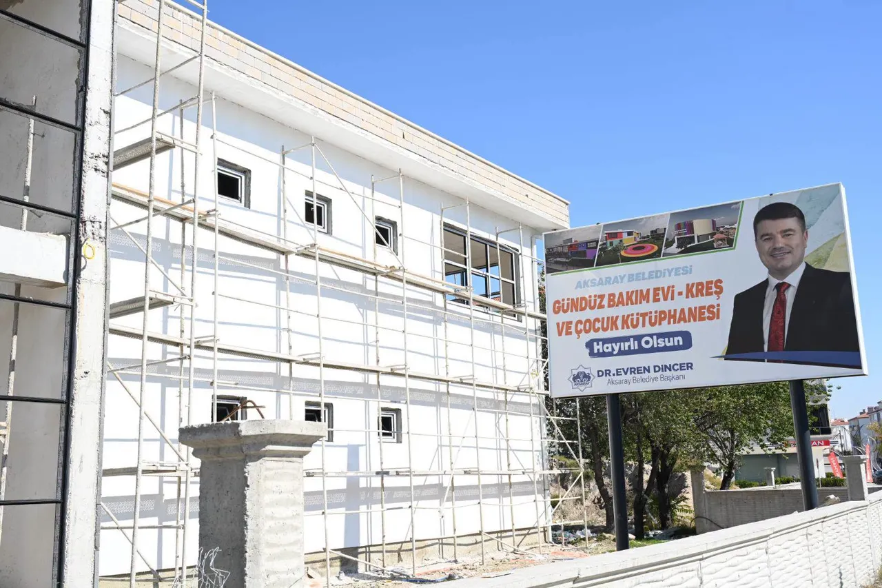 Gündüz Bakımevi, Kreş ve Çocuk Kütüphanesi projesinde inşaat çalışmaları sürüyor