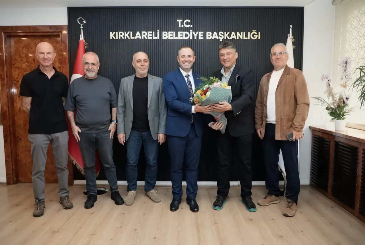 Kırklareli Tabip Odası Başkanı Çoban ve yönetimi konuğu oldular