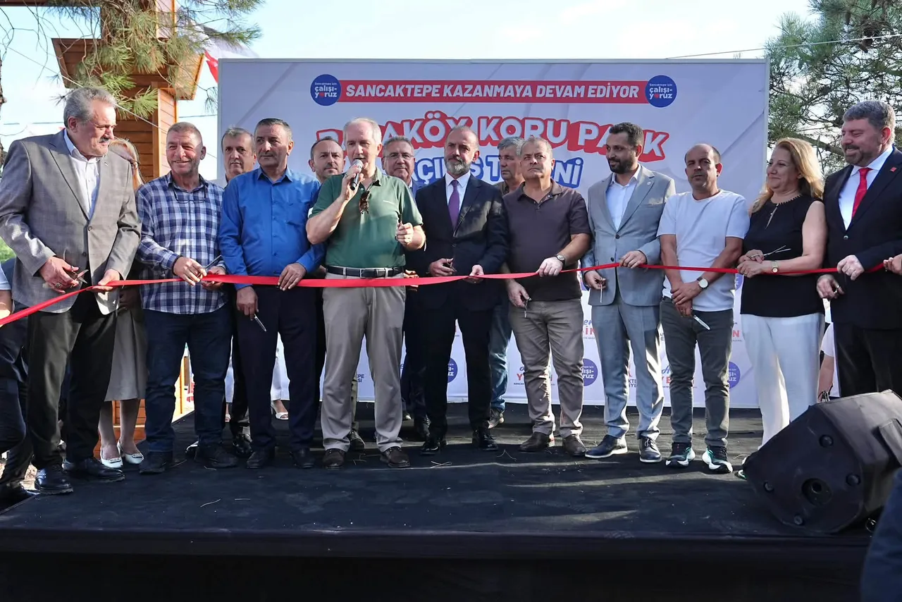Sancaktepe’de halka açık yeni yaşam alanı: Paşaköy Koru Park'ı açıldı