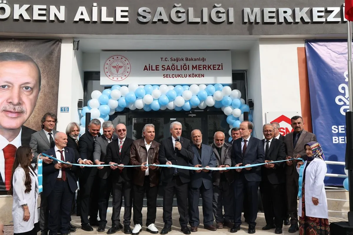 Selçuklu Köken Aile Sağlığı Merkezi Konya Valisi Akın’ın teşrifleriyle hizmete açıldı