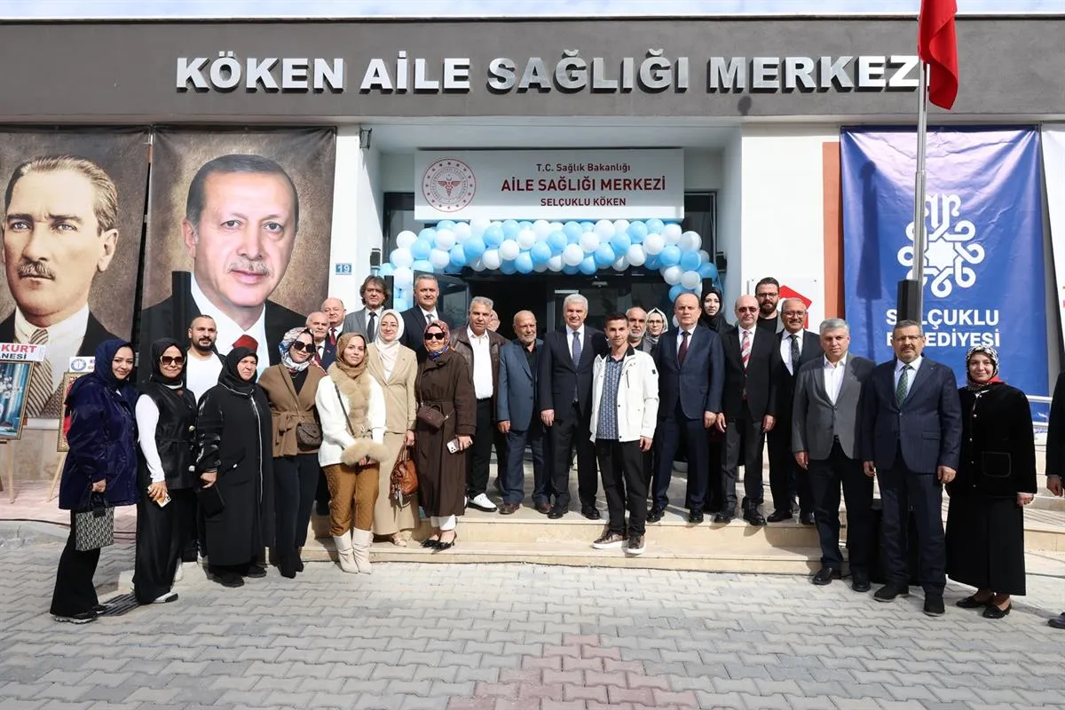 Selçuklu Köken Aile Sağlığı Merkezi Konya Valisi Akın’ın teşrifleriyle hizmete açıldı