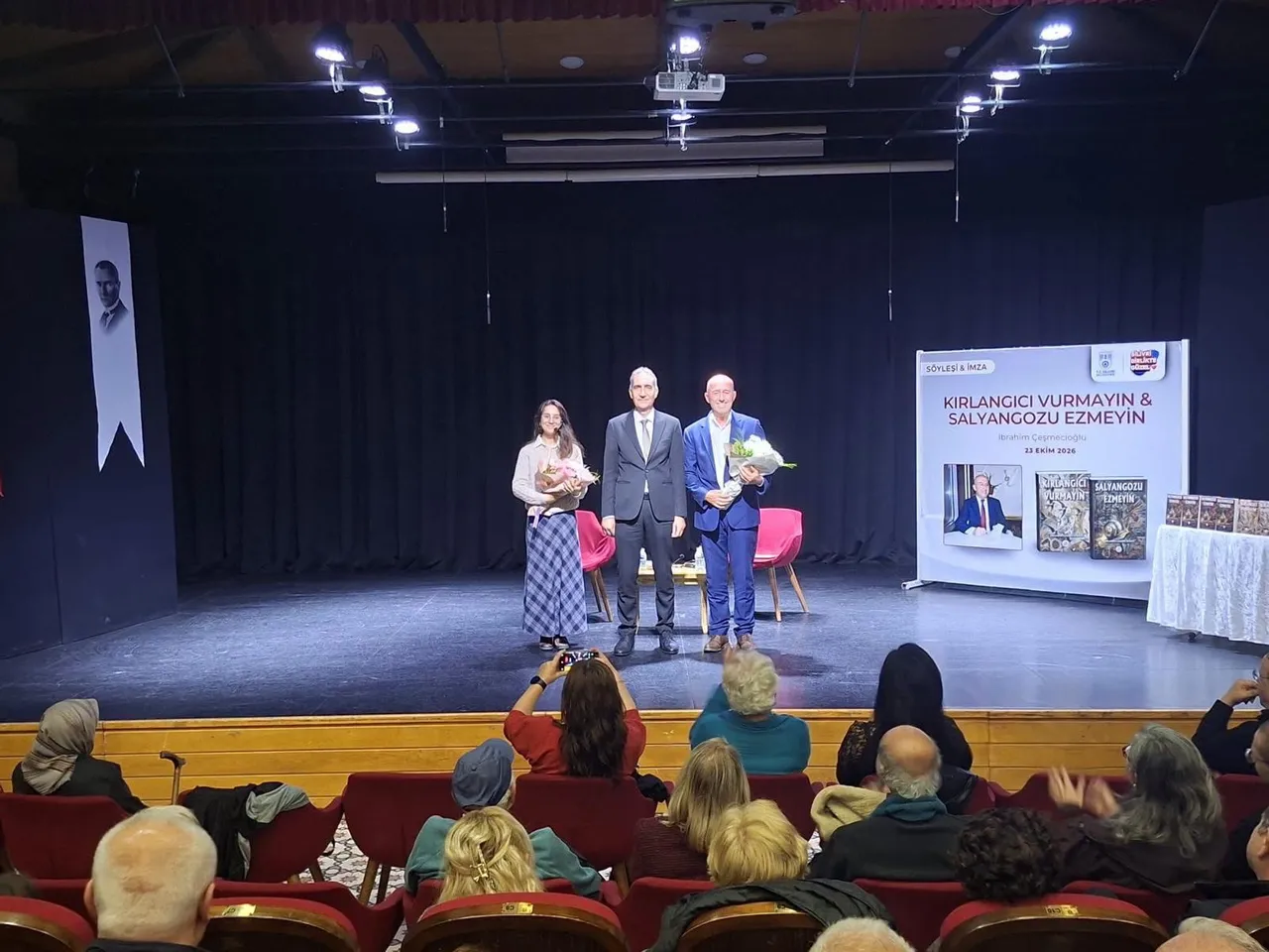 Silivrili Yazar İbrahim Çeşmecioğlu ile söyleşi düzenlendi