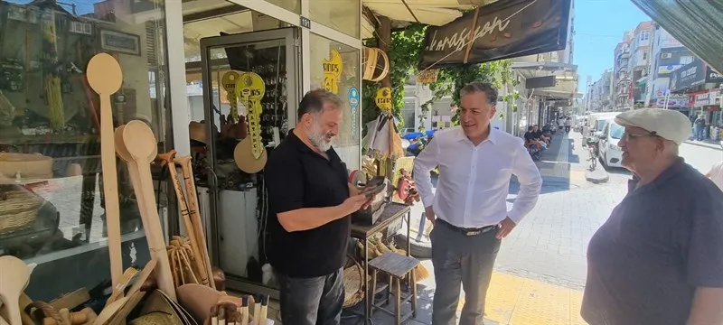 Kaymakam Kapankaya’dan işyeri ve esnaf ziyareti