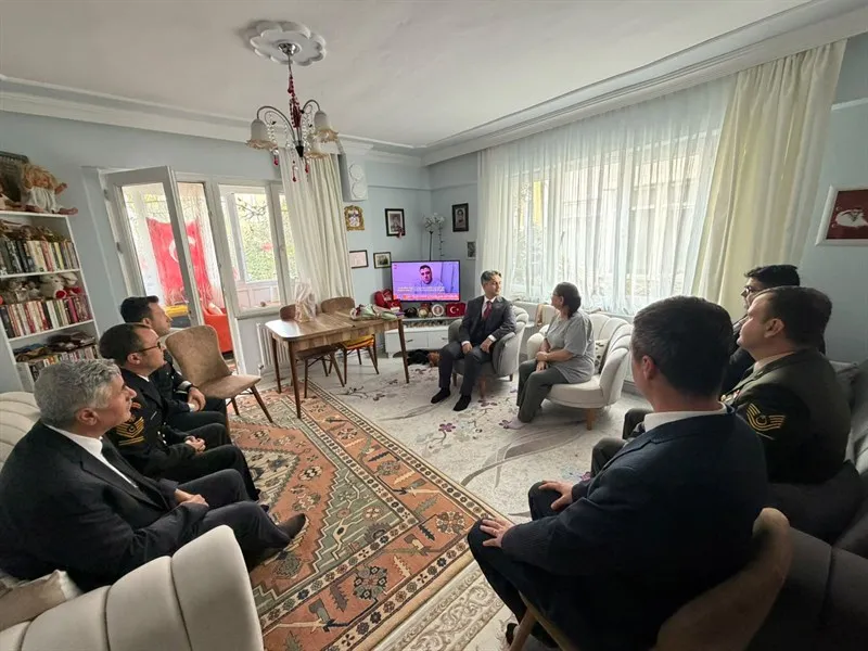 Şarköy Kaymakamı Erdoğan'ın Şehit Gürkan Demirtaş'ın ailesine ziyaretleri