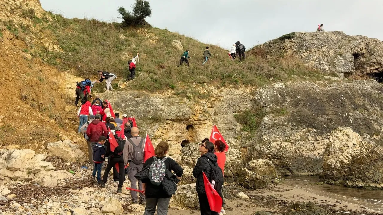 Şile’de Cumhuriyet Coşkusu Kilimli Parkuru’nda doğa yürüyüşüyle yaşandı