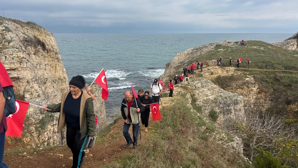 Şile’de Cumhuriyet Coşkusu Kilimli Parkuru’nda doğa yürüyüşüyle yaşandı