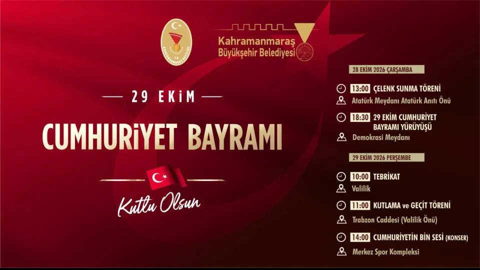 Cumhuriyet’in 103’üncü yılı büyük bir coşkuyla kutlanacak