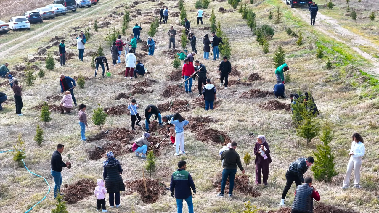 Kayseri İtfaiyesi’nin 100. Yılına özel etkinlik: 500 fidanlık Hatıra Ormanı