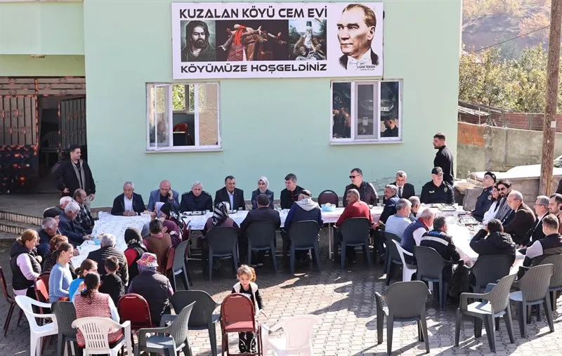 Amasya Valisi Bakan, Milletvekili Hasan Çilez ve Genel Sekreter Erdin Acar, Kuzalan ve Arpaderesi köylerini ziyaret etti