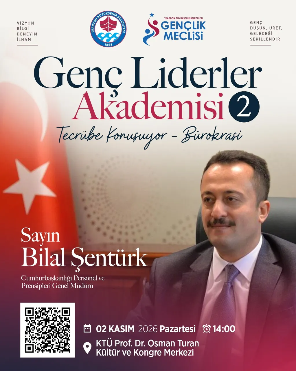 Genç Liderler Akademisi’nde ilk konuk Bilal Şentürk