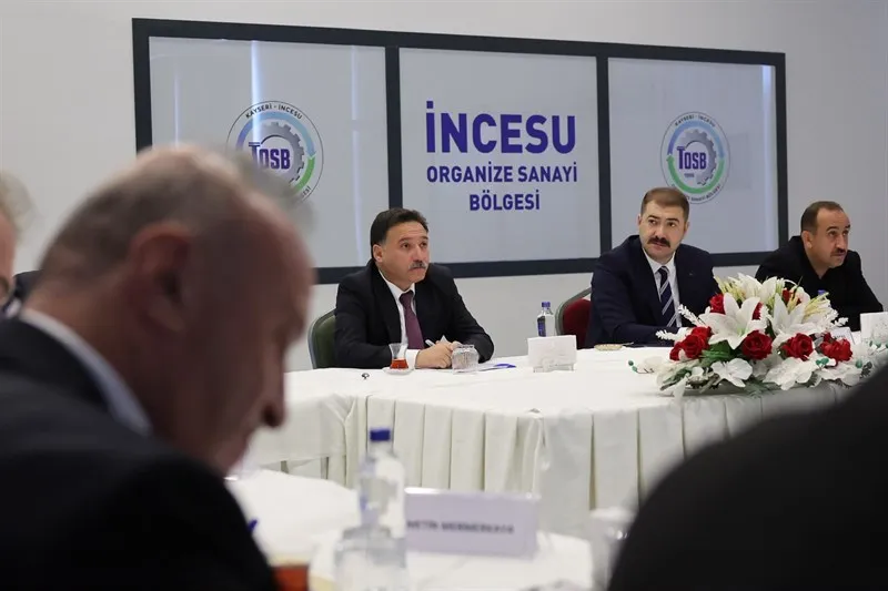 İncesu OSB’de görev değişimi