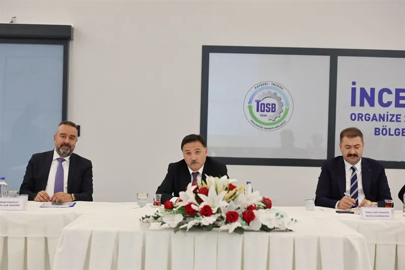 İncesu OSB’de görev değişimi