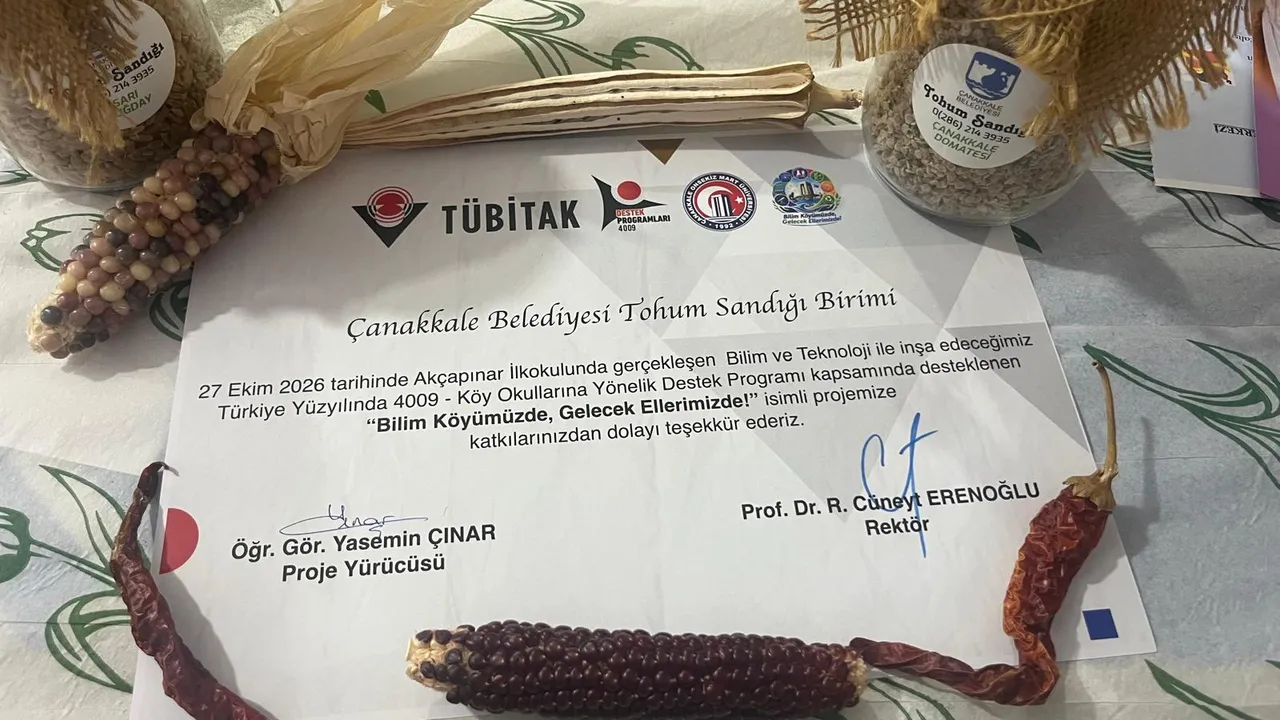 Tohum Sandığı, "Bilim Köyümüzde, Gelecek Ellerimizde!" projesinde çocuklarla buluştu