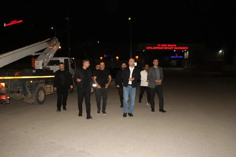 Hastane Ulaşım Yolu ve çevresindeki aydınlatma sorunu giderildi