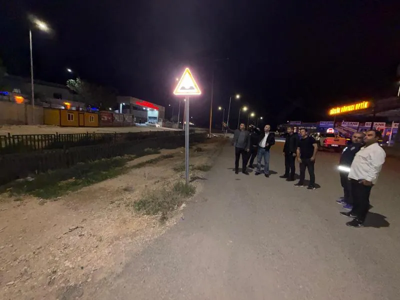 Hastane Ulaşım Yolu ve çevresindeki aydınlatma sorunu giderildi