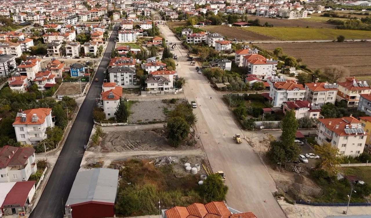 Dalaman’da yol çalışmaları aralıksız sürüyor