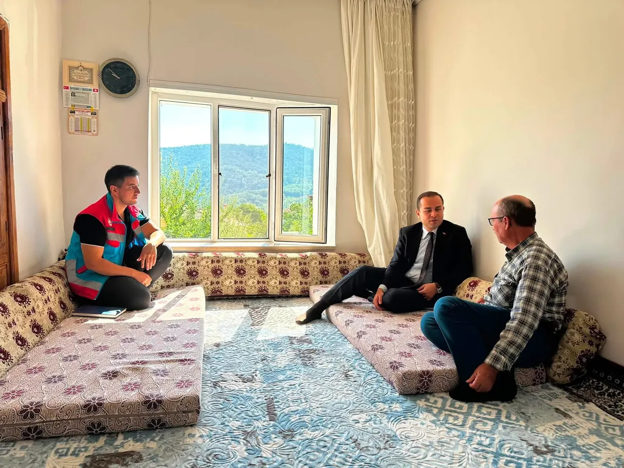 Doğanhisar Kaymakamı Muhammed Ali Yolal ', şehit ailelerini ziyaret etti