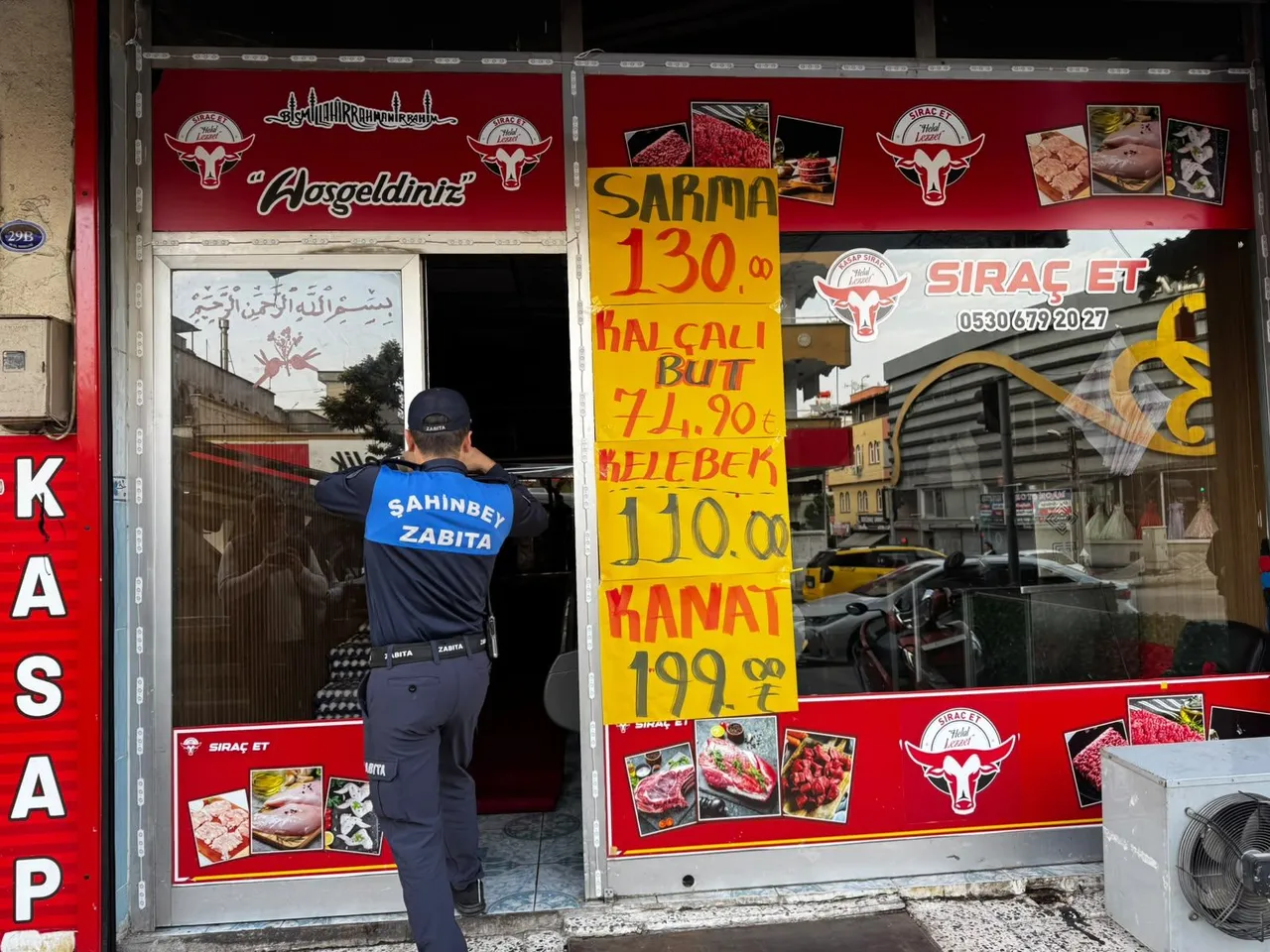 Şahinbey´de son kullanma tarihi geçmiş ciğer satan iş yerine 3 gün kapatma