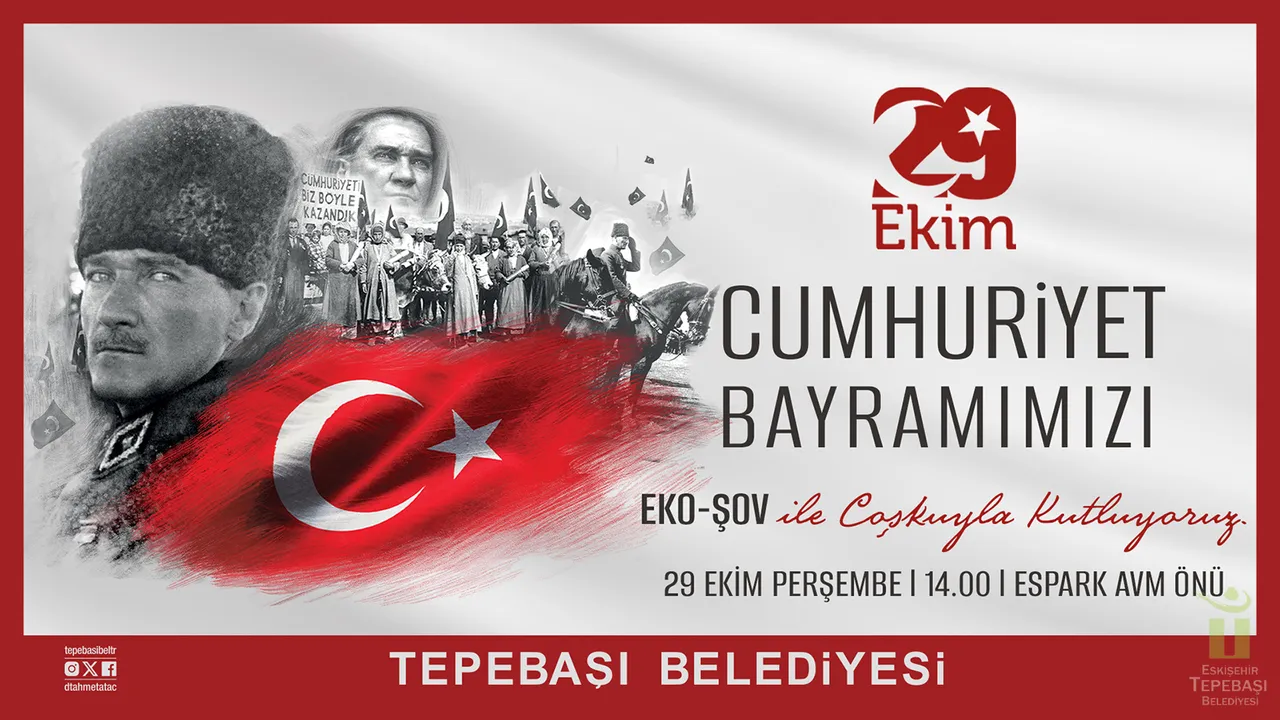 Tepebaşı’nda Cumhuriyet Bayramı kortej ve konserlerle kutlanacak