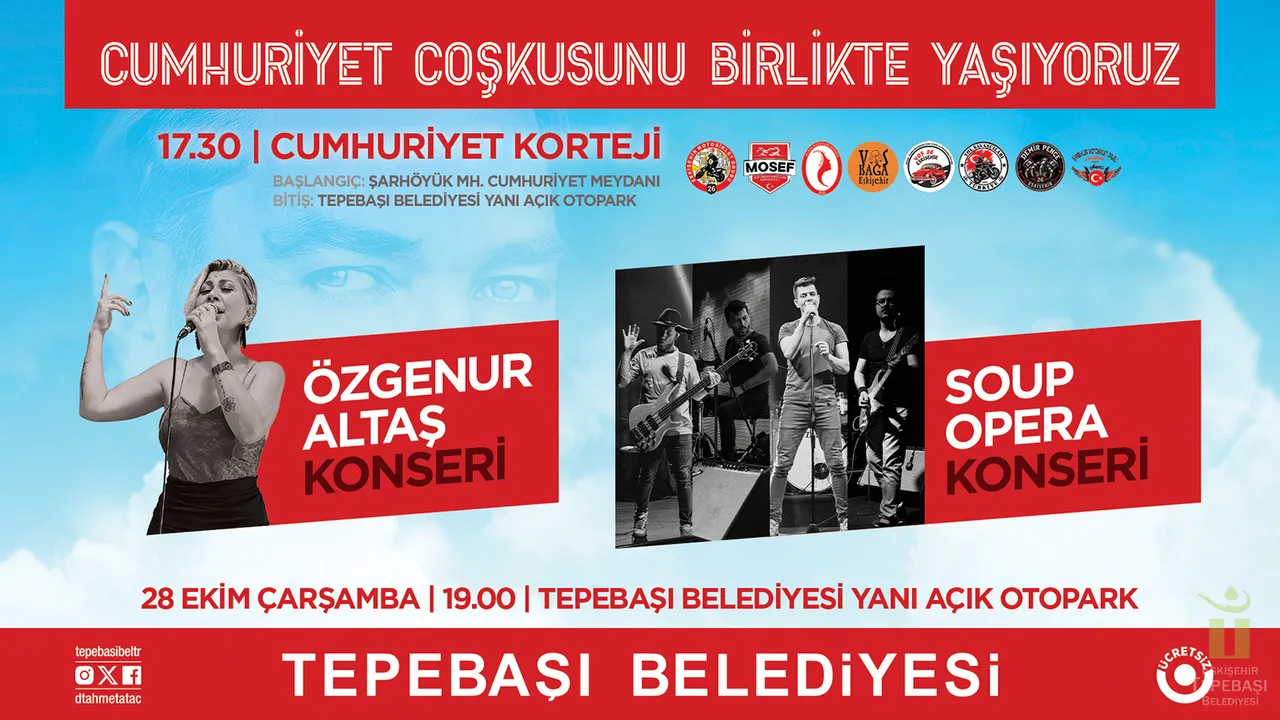 Tepebaşı’nda Cumhuriyet Bayramı kortej ve konserlerle kutlanacak