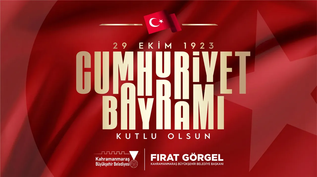 Başkan Görgel: Cumhuriyet Bayramı’mız kutlu olsun