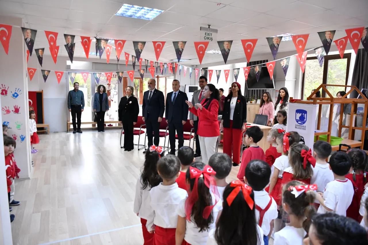 Atam Kreş'te Cumhuriyet coşkusu