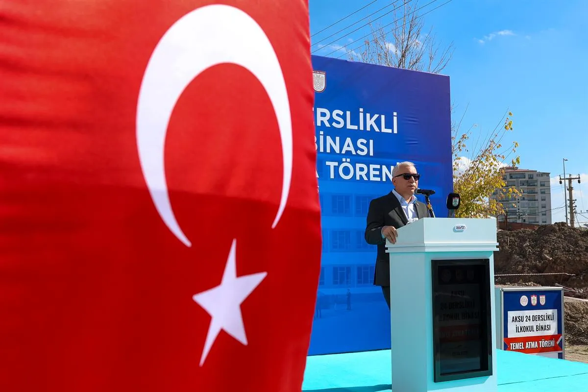 24 Derslikli Yavuz Bülent Bâkiler İlkokulu'nun temeli atıldı