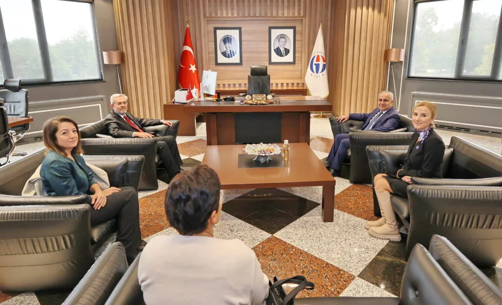 Ankara Üniversitesi Rektörü Ünüvar, Rektör Doğan’ı ziyaret etti