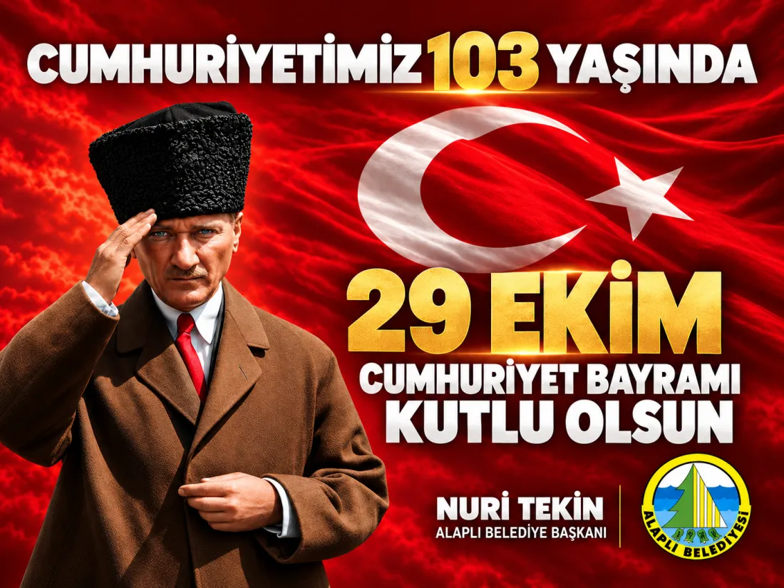 Cumhuriyet'in 103. Yılı kutlu olsun