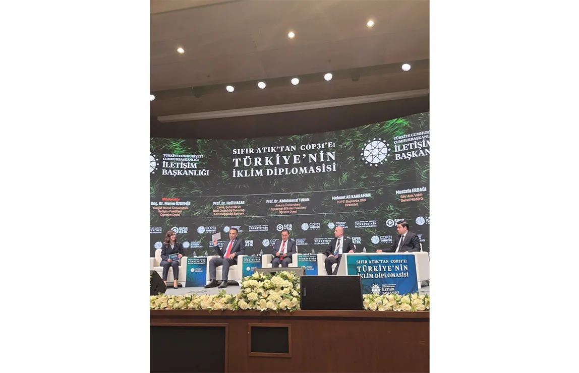 Osmaniye Korkut Ata Üniversitesi “Sıfır Atık’tan COP31’e: Türkiye’nin İklim Diplomasisi” paneline katıldı