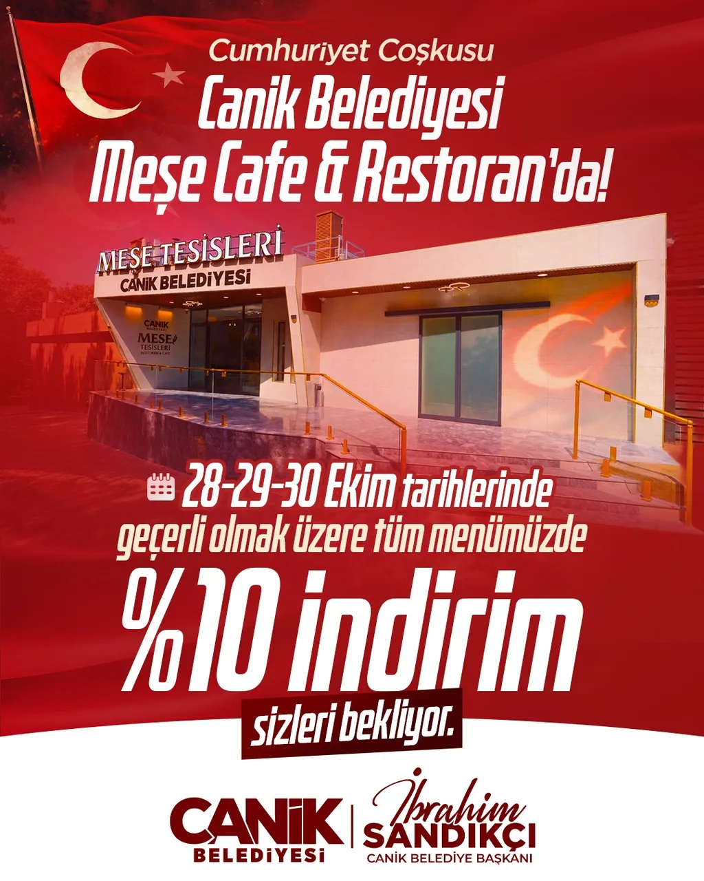 Bayram Coşkusu Canik Belediyesi Meşe Tesisleri'nde: Yüzde 10 indirim